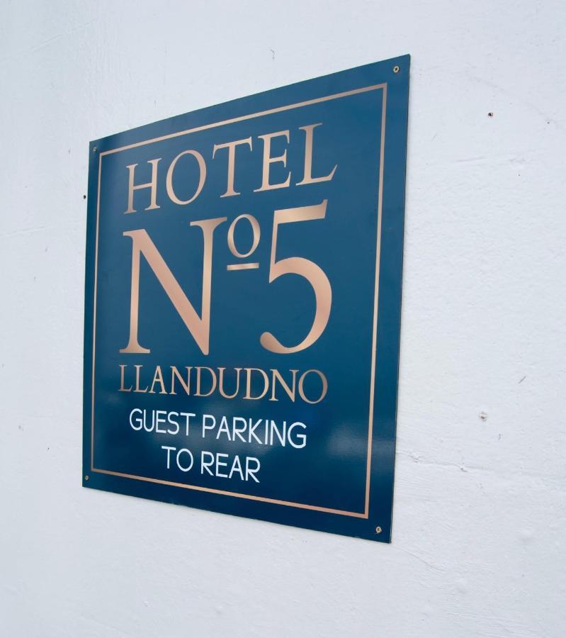 Hotel No5, Beachfront With Free Private Car Park Llandudno Ngoại thất bức ảnh